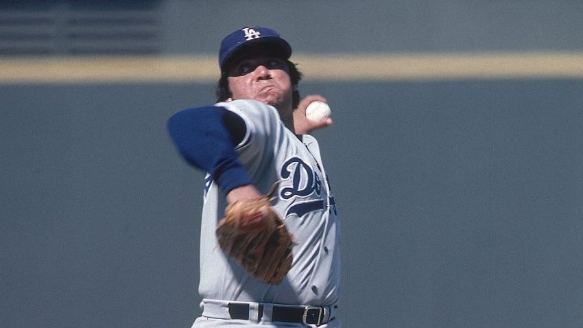 Unknown date and unknown location; USA, FILE PHOTO; Los Angeles Dodgers pitcher Fernando Valenzuela in action on the mound.
Mandatory Credit: Malcolm Emmons-USA TODAY Network.
